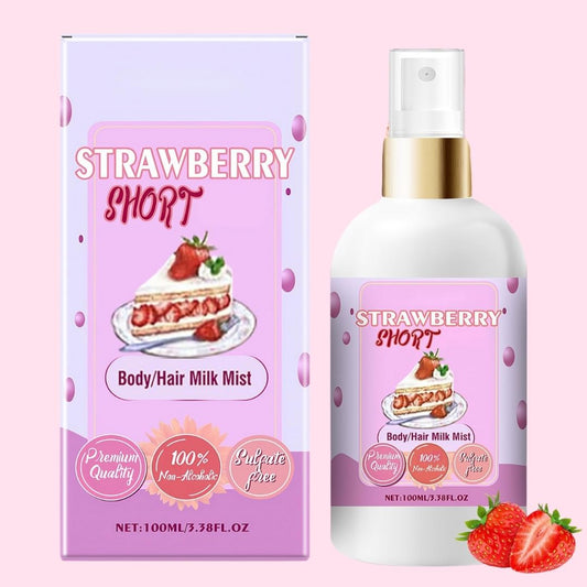 STRAWBERRY SHORTCAKE- SPRAY DE LECHE PARA EL CUERPO Y EL CABELLO