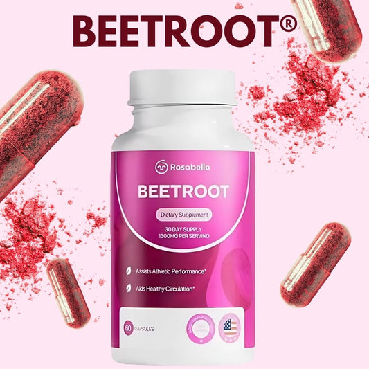 BEETROOT® ROSABELLA  - 60 CÁPSULAS - PARA ENERGÍA NATURAL