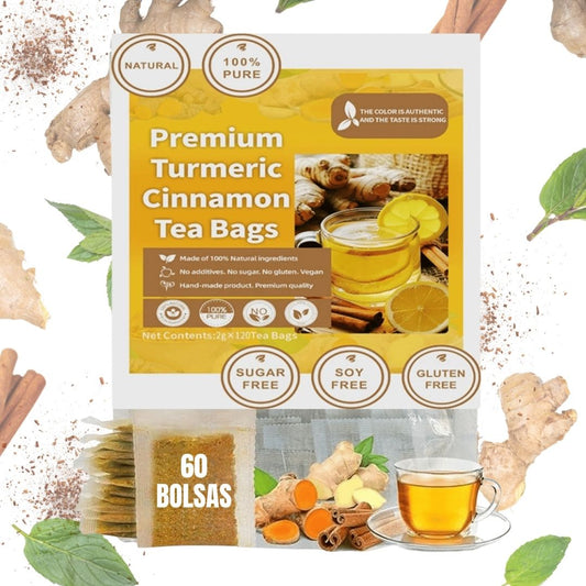 TÉ DE CÚRCUMA, JENGIBRE Y CANELA® + EBOOK LIMPIEZA HÍGADO GRASO