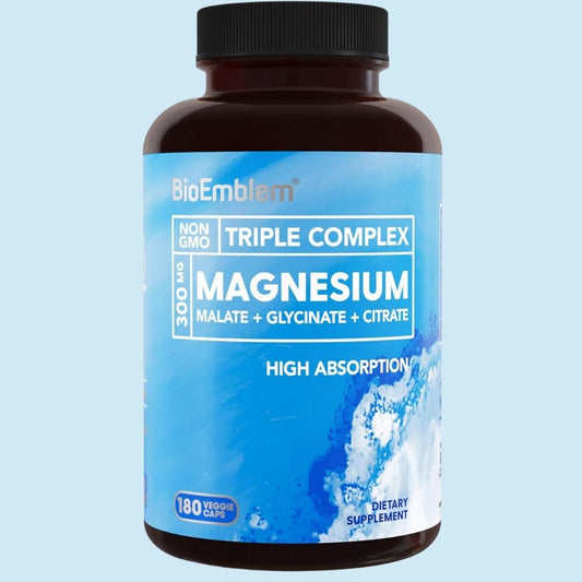 COMPLEJO TRIPLE DE MAGNESIO®  BIOEMBLEM - 180 Cápsulas