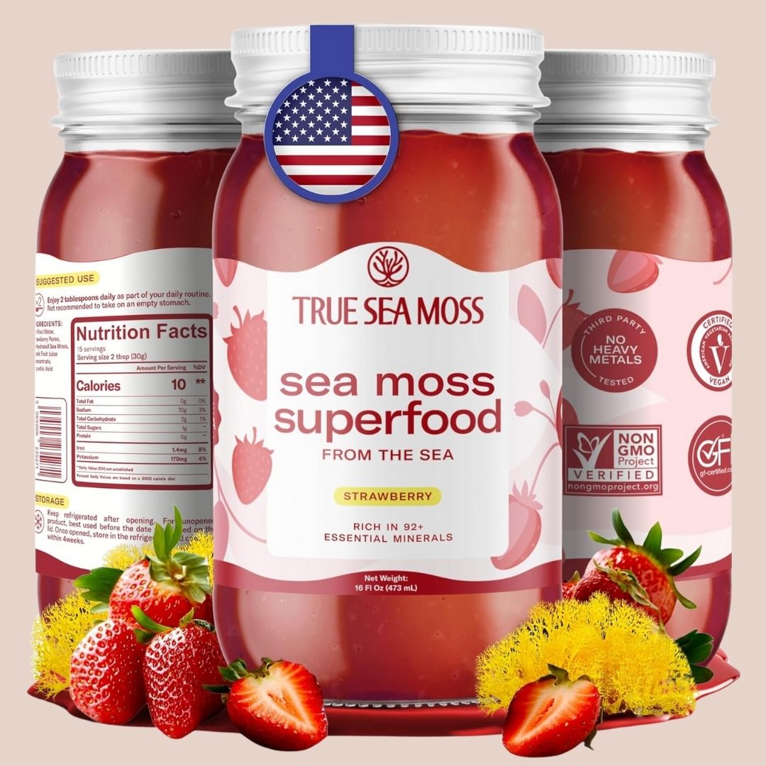 TRUE SEA MOSS® - SUPLEMENTO ALIMENTICIO DE MUSGO MARINO