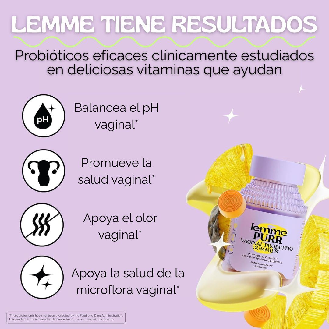 LEMME PURR® - GOMAS PARA REGULAR TU ZONA ÍNTIMA
