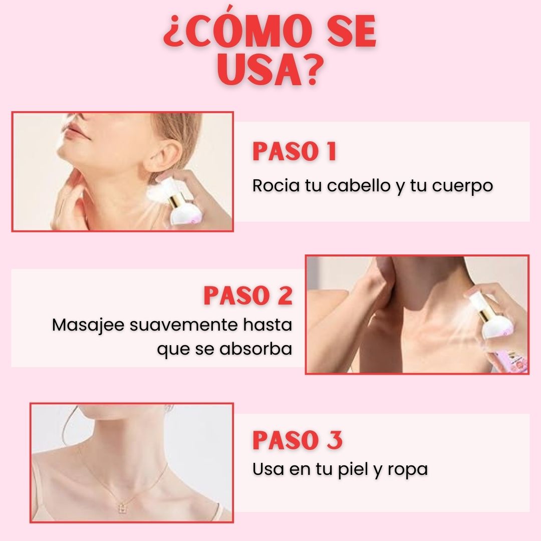 STRAWBERRY SHORTCAKE- SPRAY DE LECHE PARA EL CUERPO Y EL CABELLO
