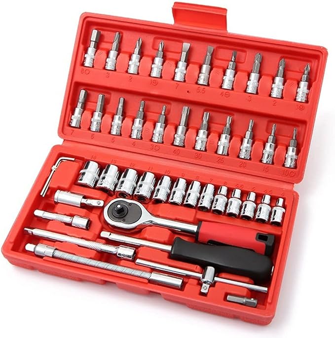 Caja De Herramientas Para Autos 46 Pc