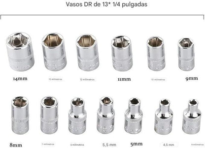 Caja De Herramientas Para Autos 46 Pc