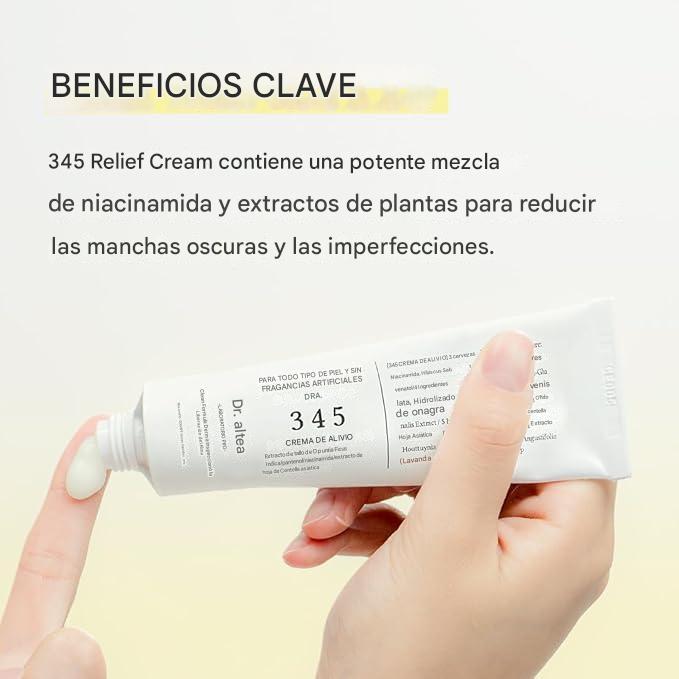 Dr.Althea 345 Relief Cream® | Hidratante facial diario | Cuidado del alivio de manchas |