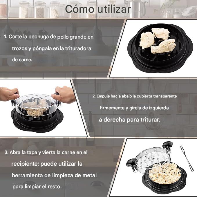 DESMECHADOR TRITURADOR DE POLLO Y CARNE