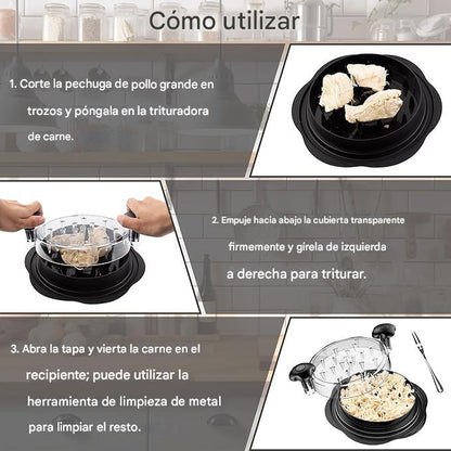 DESMECHADOR TRITURADOR DE POLLO Y CARNE