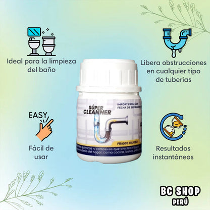 Súper Cleaner™️ - 2X1 Desatorador en Polvo Multifuncional