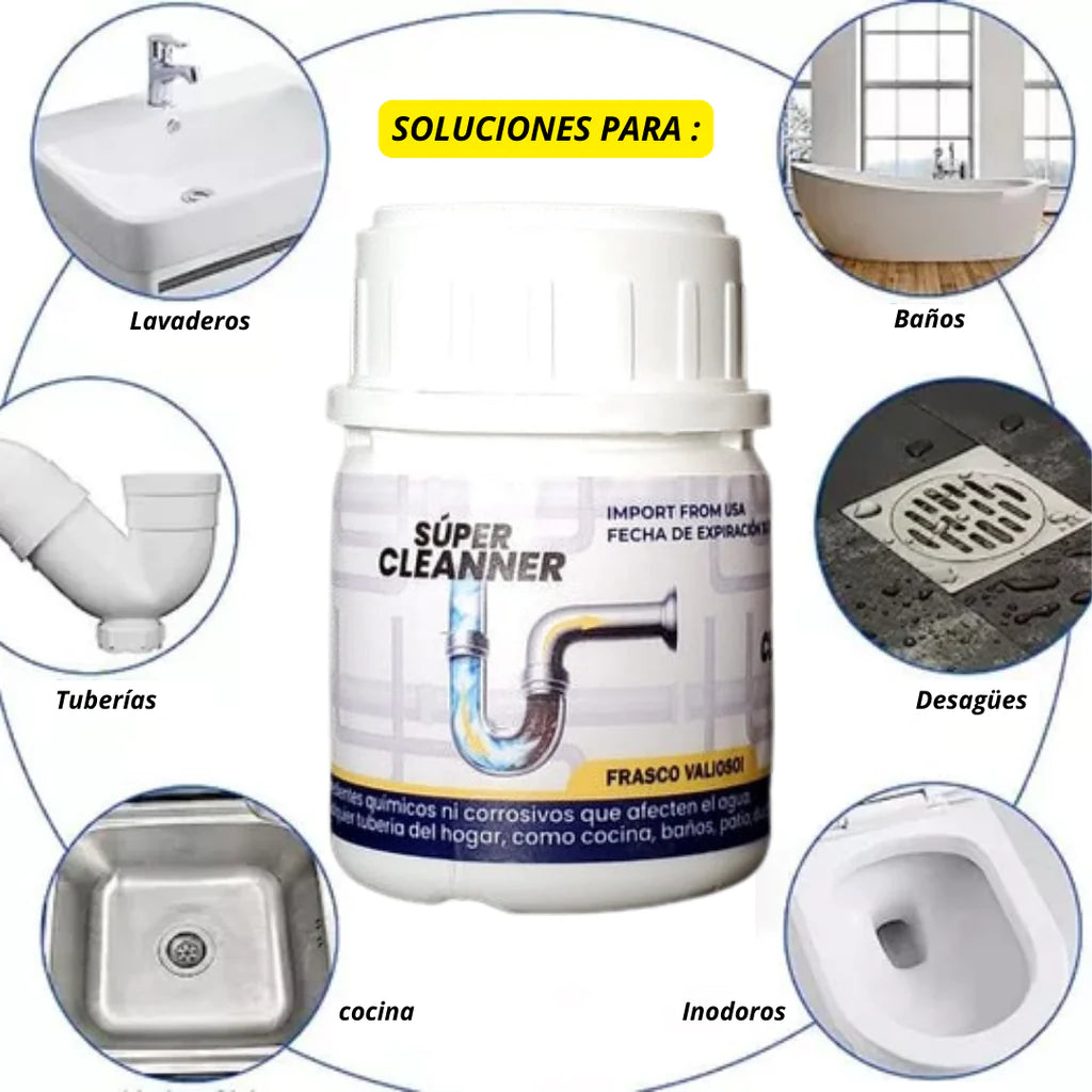 Súper Cleaner™️ - 2X1 Desatorador en Polvo Multifuncional