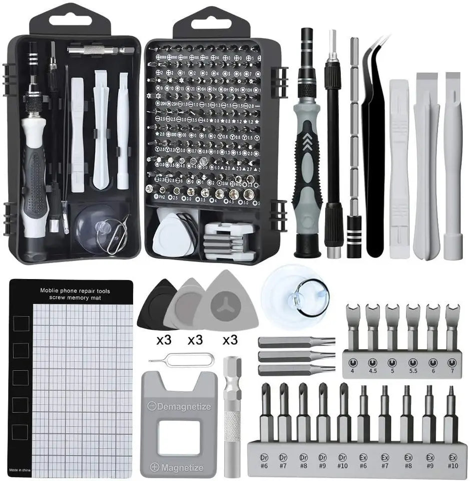 Screwdriver Set Magnetic 115pcs™ - Juego de destornilladores