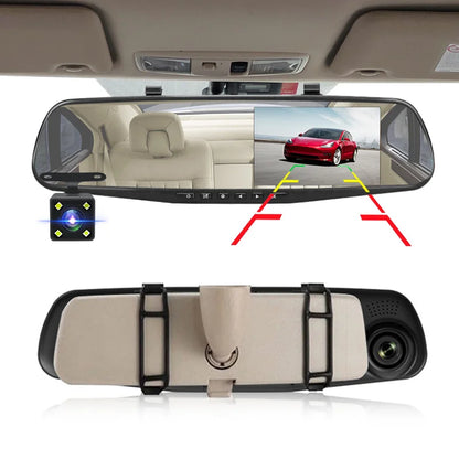 ESPEJO RETROVISOR CON CÁMARA DELANTERA Y TRASERA, EL ORIGINAL®