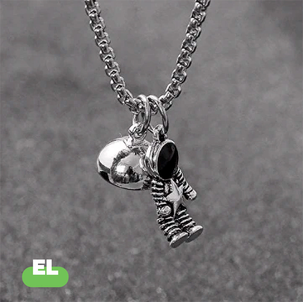COLLARES 2 X 1 ASTRONAUTAS CORAZON