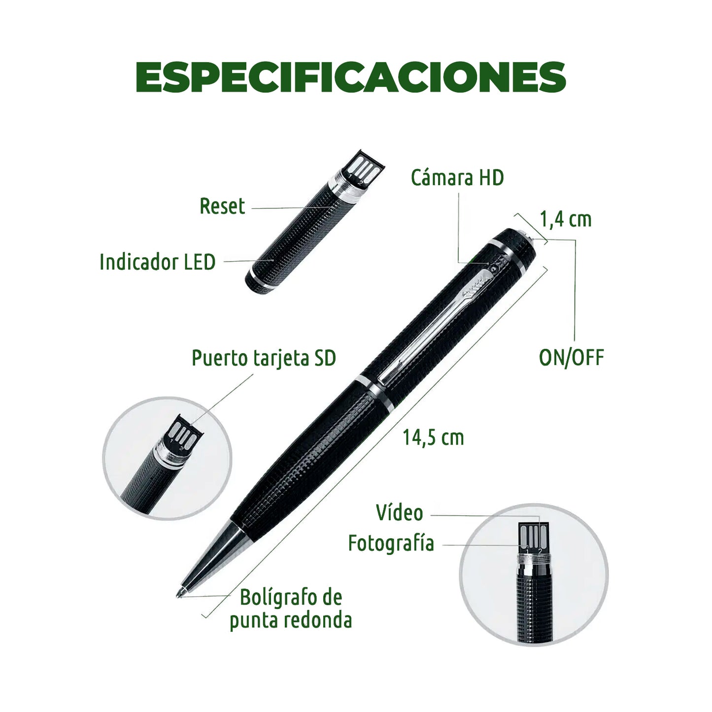 BOLIGRAFO ESPIA