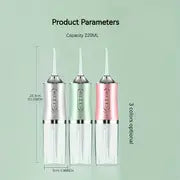 IRRIGADOR ORAL RECARGABLE 3 MODOS