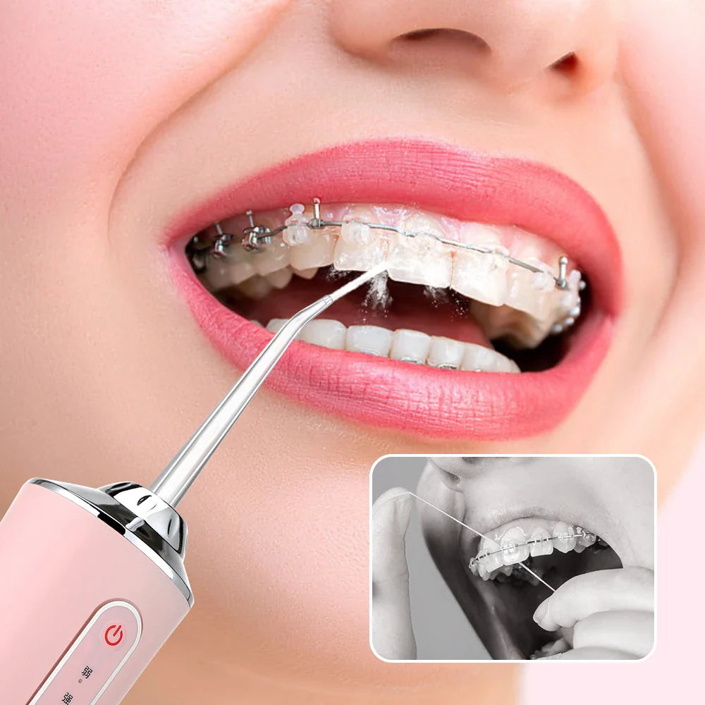 IRRIGADOR ORAL RECARGABLE 3 MODOS