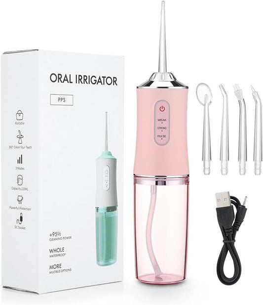 IRRIGADOR ORAL RECARGABLE 3 MODOS