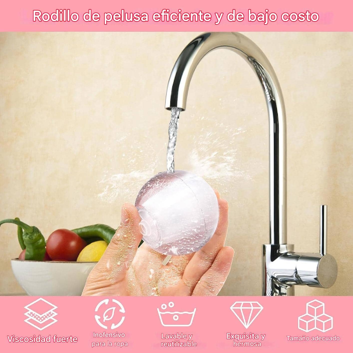 STICKY ROLL® - Esfera Quita Pelusas Para Ropa Lavable