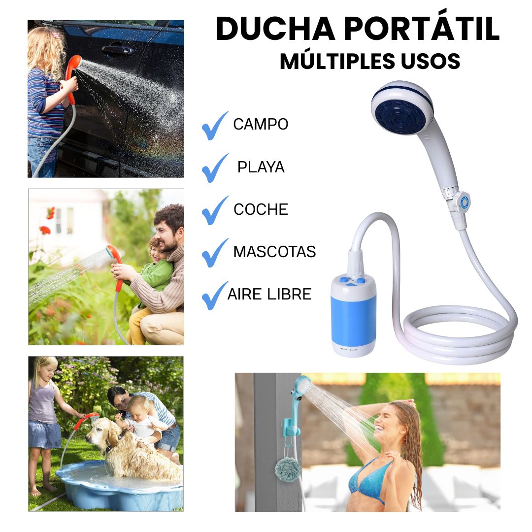 DUCHA PORTÁTIL RECARGABLE
