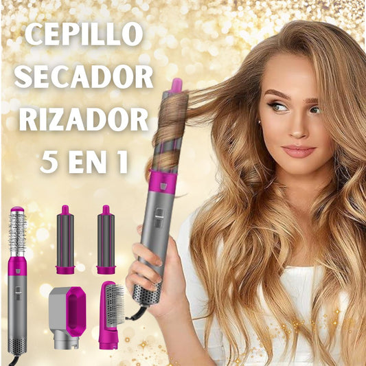 CEPILLO SECADOR Y RIZADOR 5 En 1®