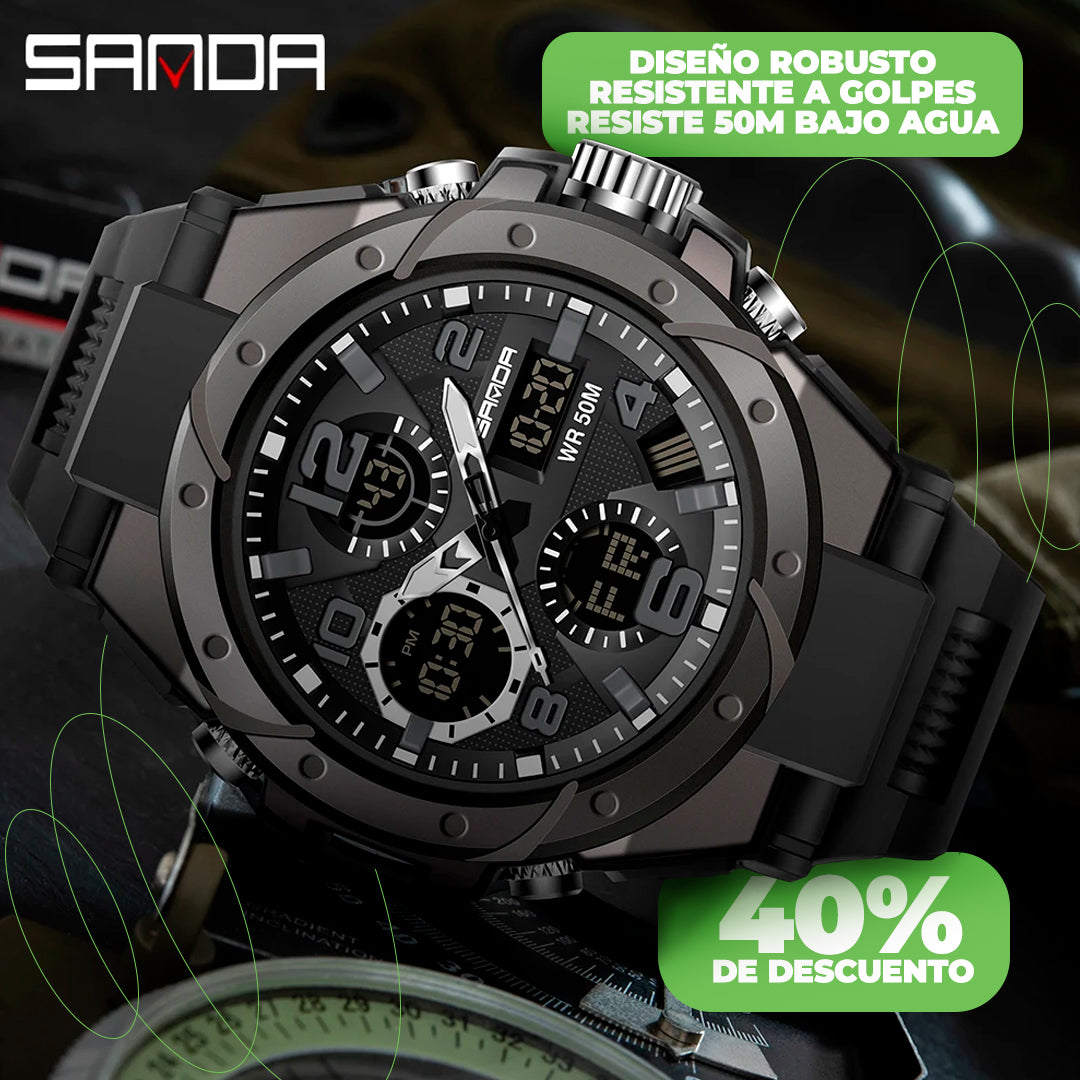 RELOJ MILITAR IMPERMEABLE