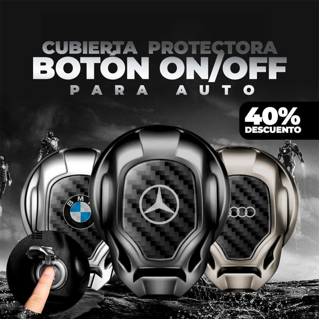PROTECTOR DE BOTÓN DE ENCENDIDO PARA AUTO - IRON MAN DROPSH