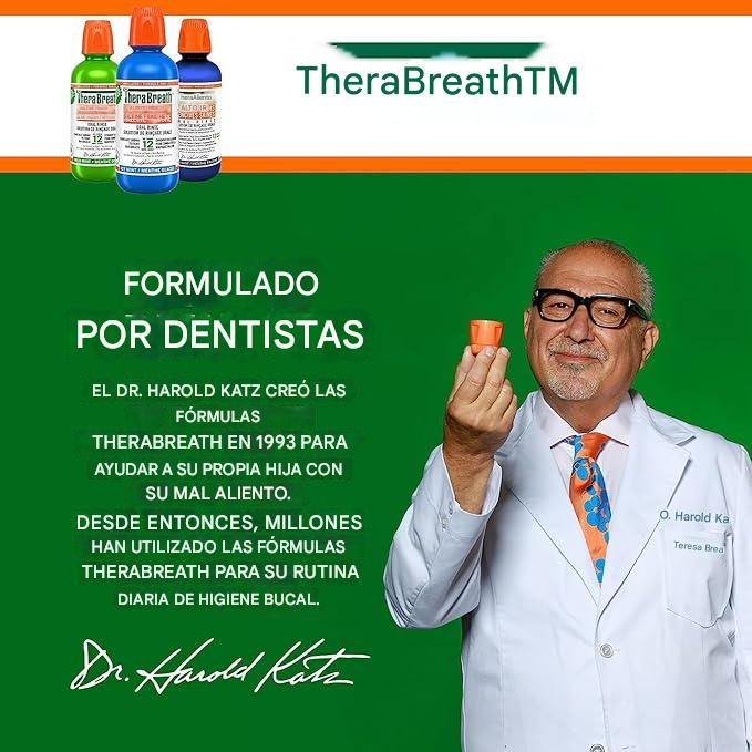 THERA BREATH - Enjuague Oral, Vigorizante Sabor A Menta Helada