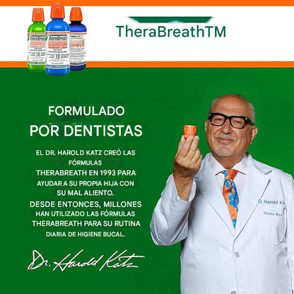 THERA BREATH - Enjuague Oral, Vigorizante Sabor A Menta Helada