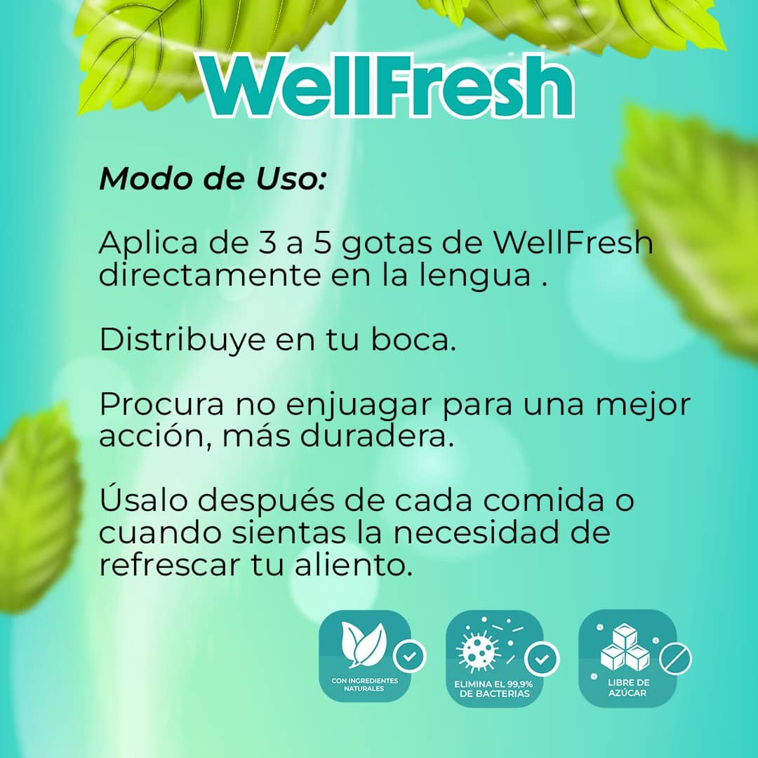 WELL FRESH Elimina El Mal Aliento