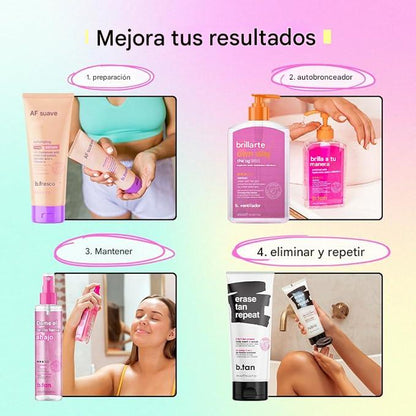 B.TAN® Gel Autobronceador | Brilla Por ti Misma - Mejor Gel Autobronceador