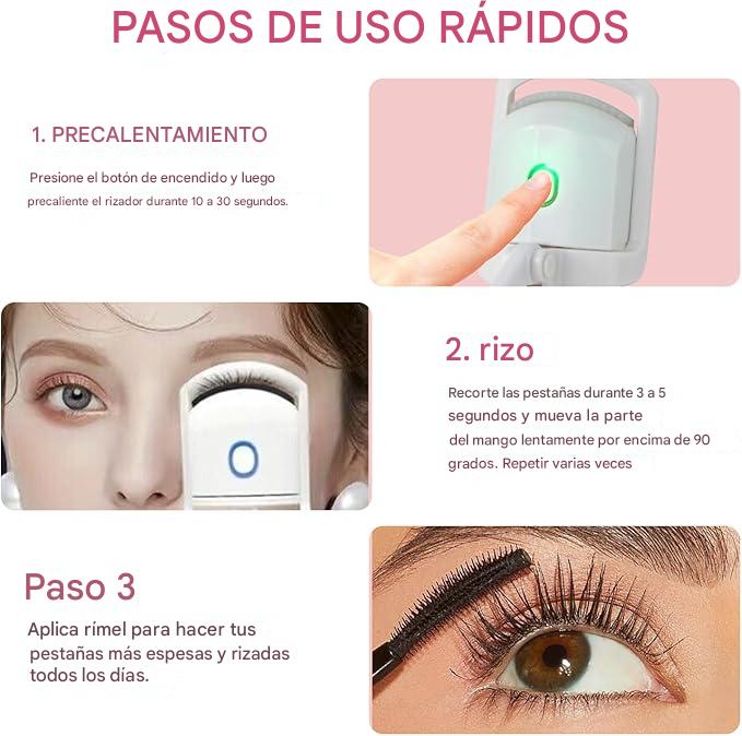 RIZADOR DE PESTAÑAS TÉRMICO ELÉCTRICO® - 2 modos de calentamiento