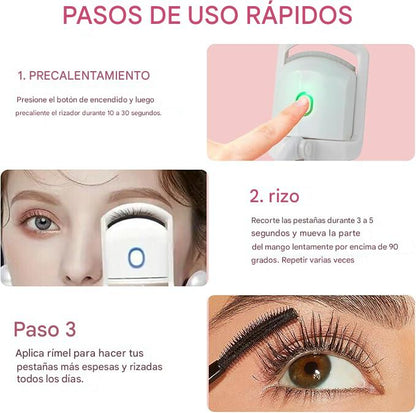 RIZADOR DE PESTAÑAS TÉRMICO ELÉCTRICO® - 2 modos de calentamiento