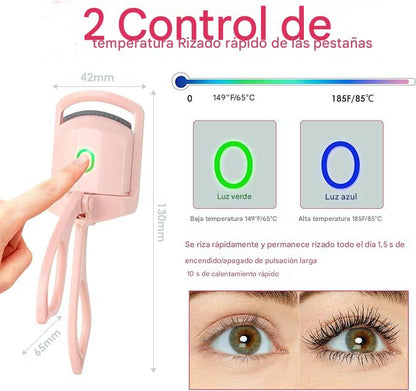 RIZADOR DE PESTAÑAS TÉRMICO ELÉCTRICO® - 2 modos de calentamiento
